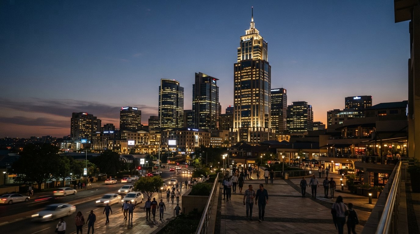 Sandton, Johannesburg: the polished square mile that runs on money and marble